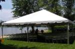 30' x 30' frame tent - 1 piece top